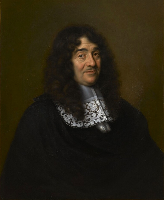 Painted portrait of Pierre-Paul Riquet who designed the Canal du Midi