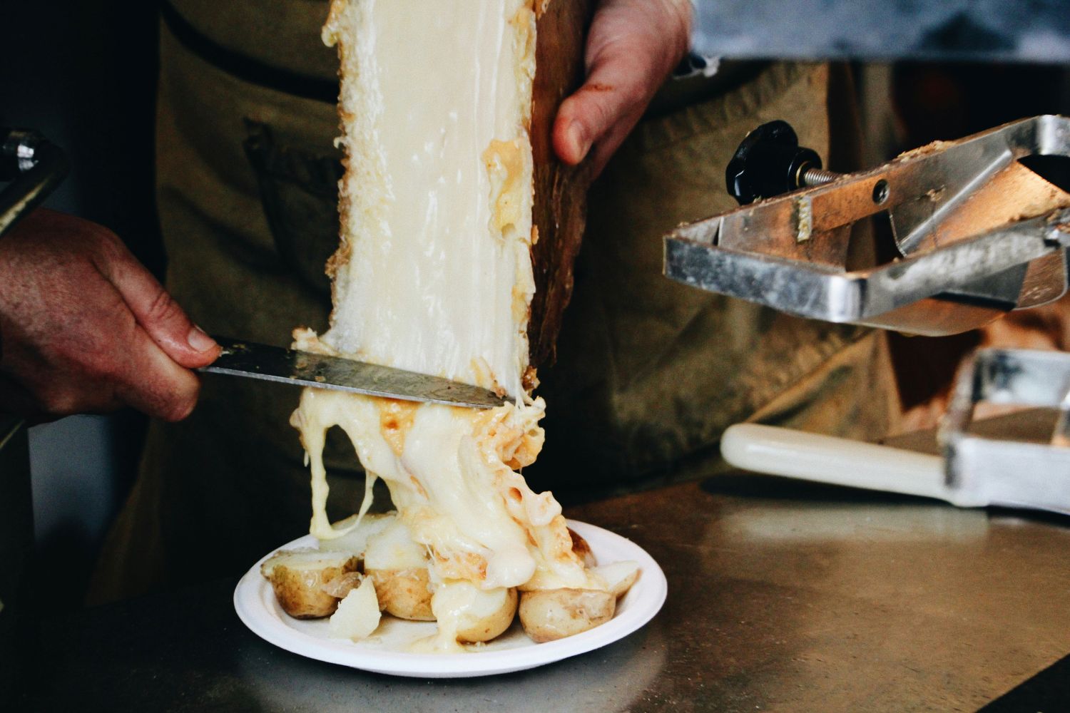 raclette cheese from the Savoie region of France