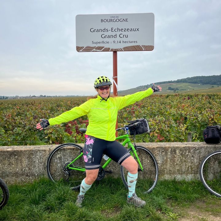 Burgundy cycling