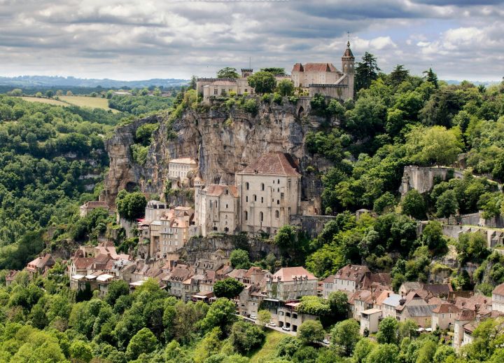 The stunning village of Rocamadour in France