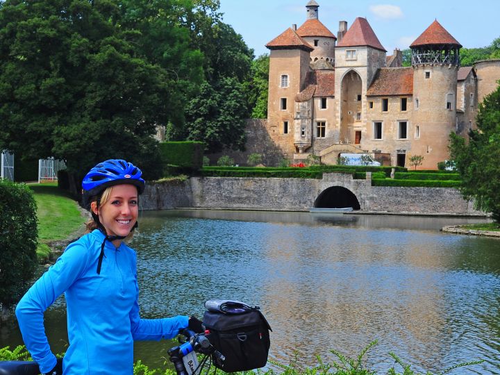 Burgundy Sercy France Biking