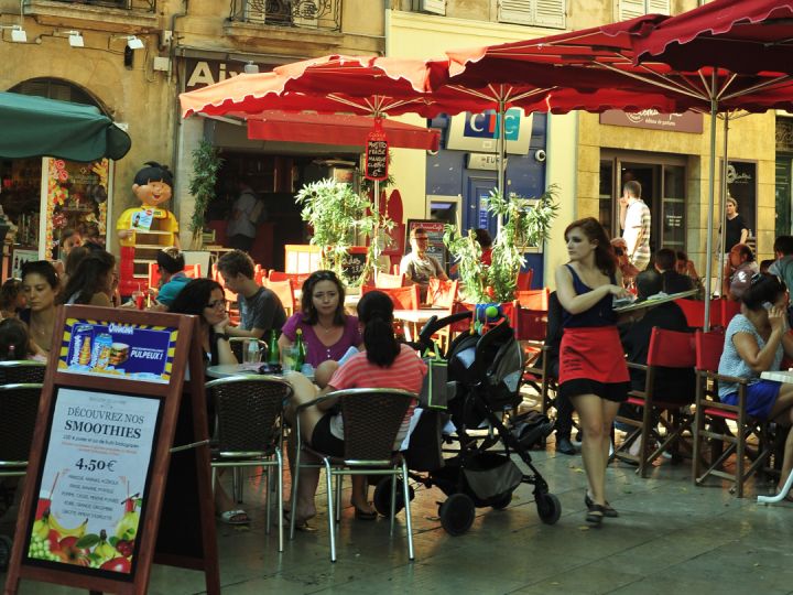 verdon cafe cycling france holidays gallery